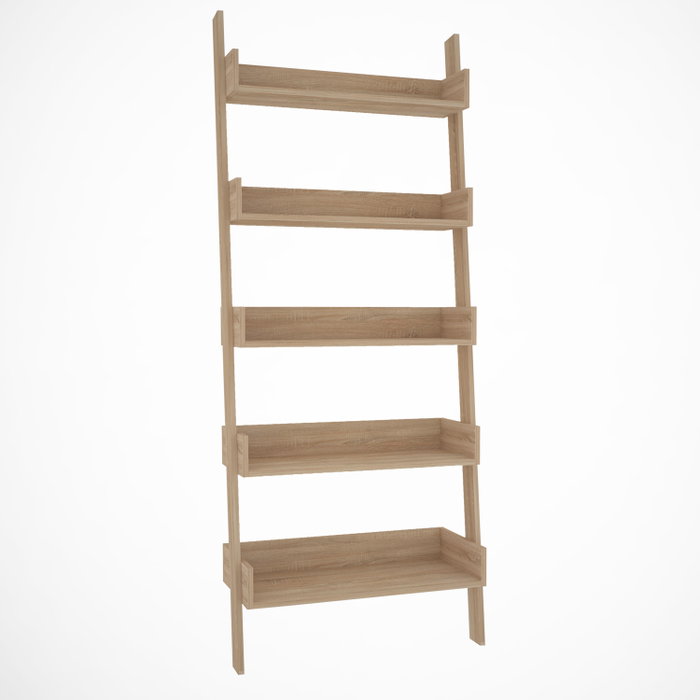 Hanah Home Estantería Roble Claro 80x195x32cm
